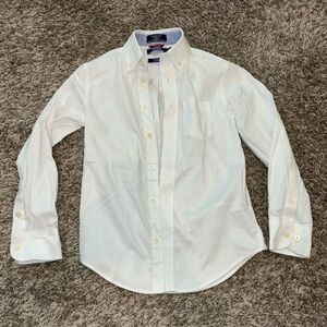 Izod White Button Down Shirt Classic Style